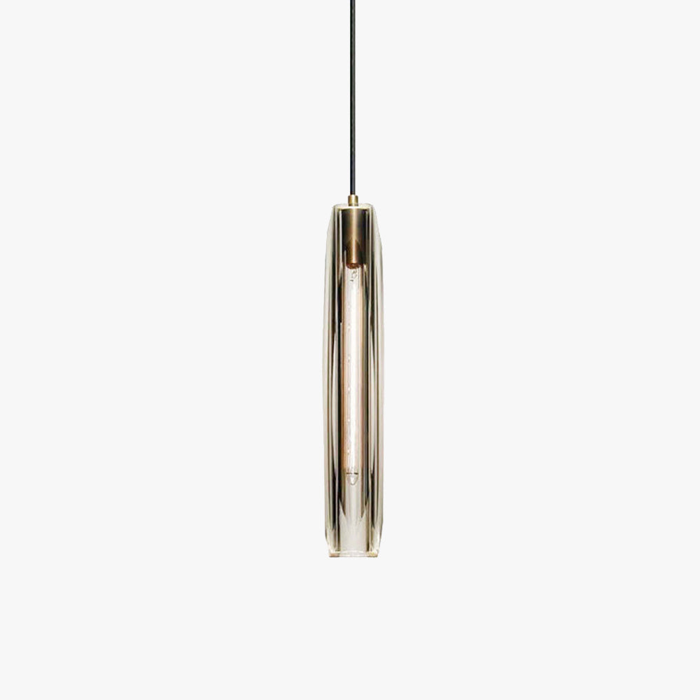 Arisha Brass Designer LED Glass Pendant Lamp - Neutral Decor