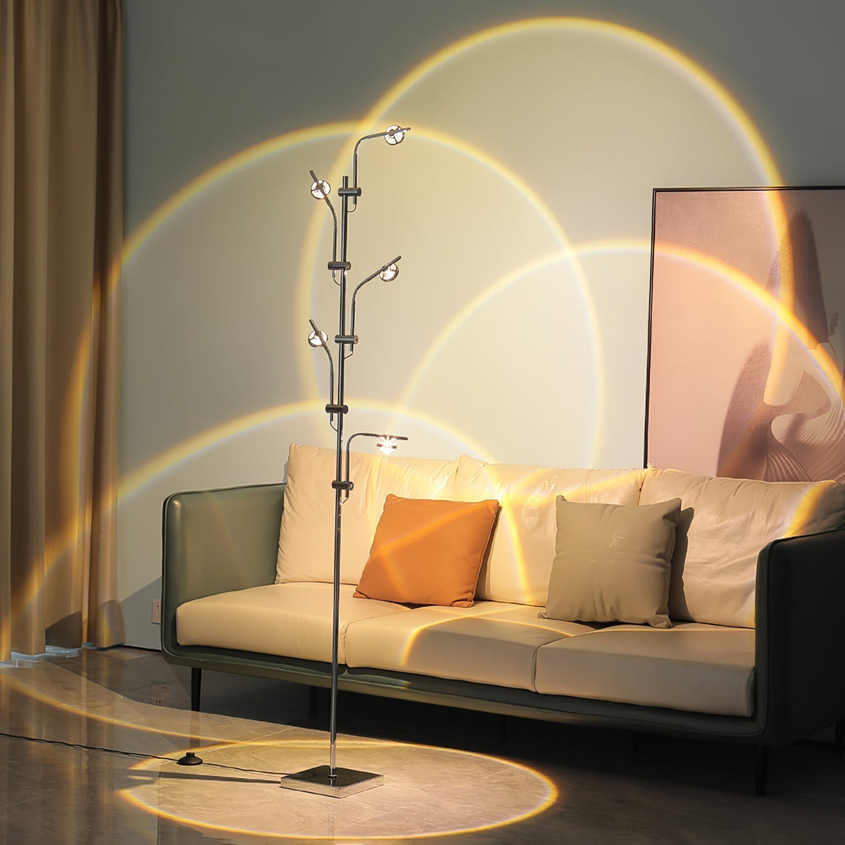 Receiv Steel Floor Lamp
