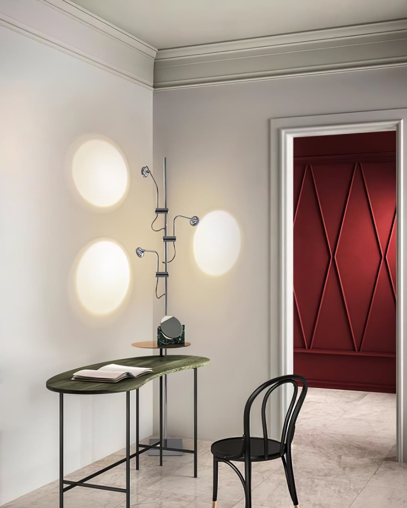 Receiv Steel Floor Lamp
