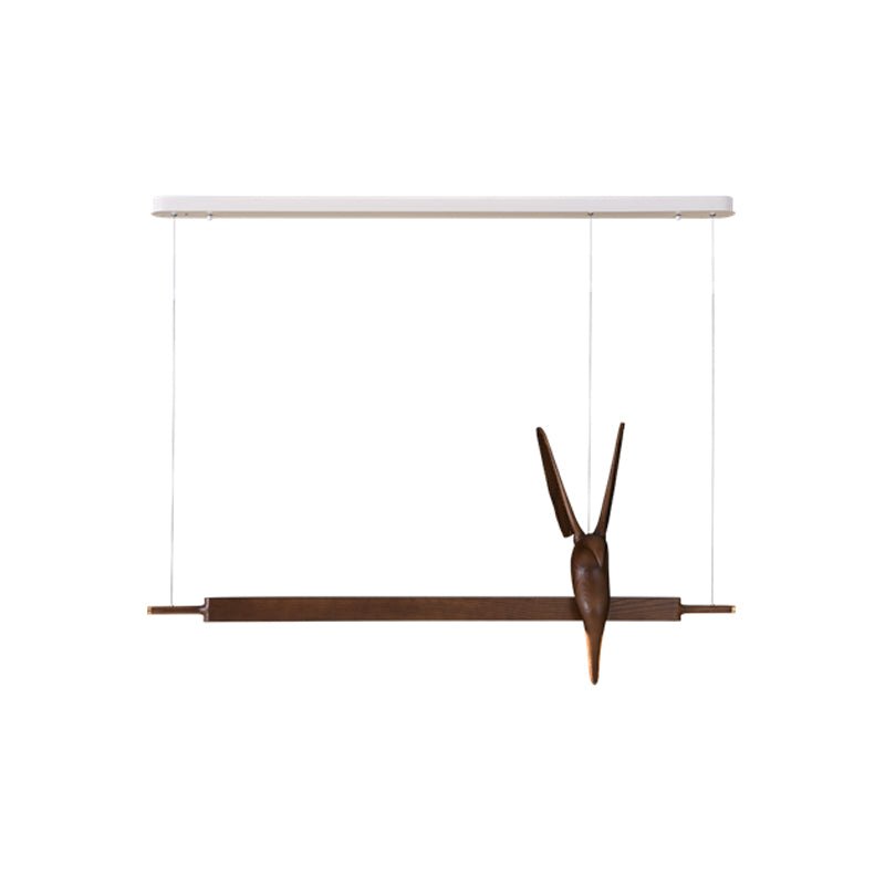 Varinisra Sculptural Oak Pendant Light