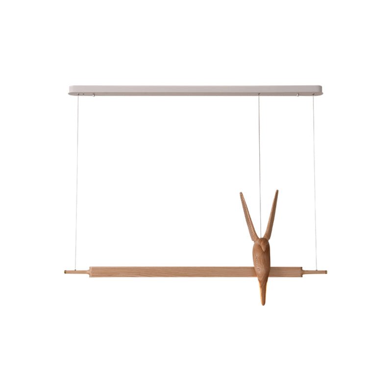 Varinisra Sculptural Oak Pendant Light