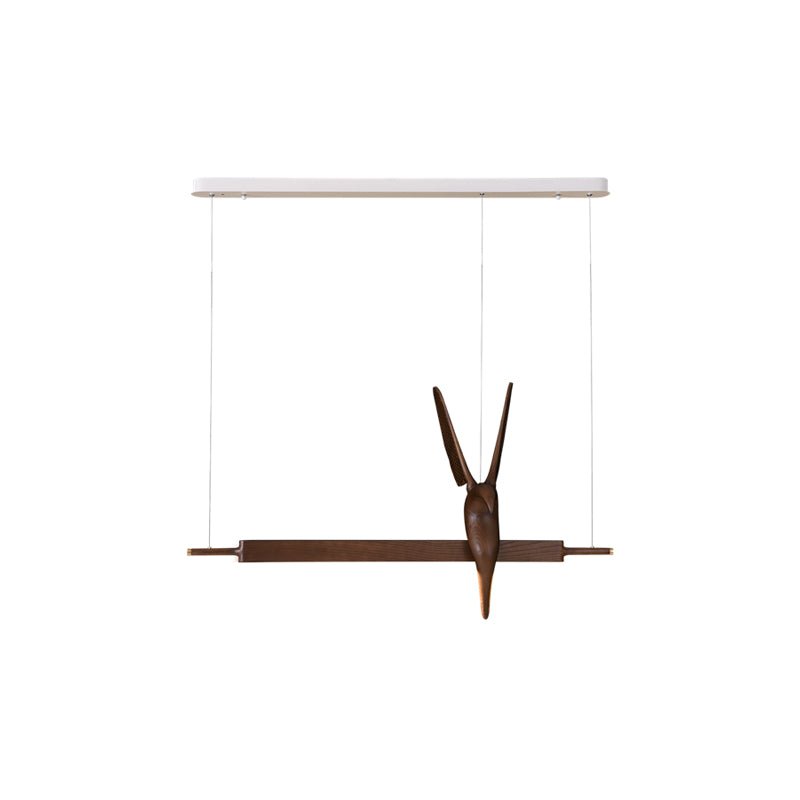 Varinisra Sculptural Oak Pendant Light