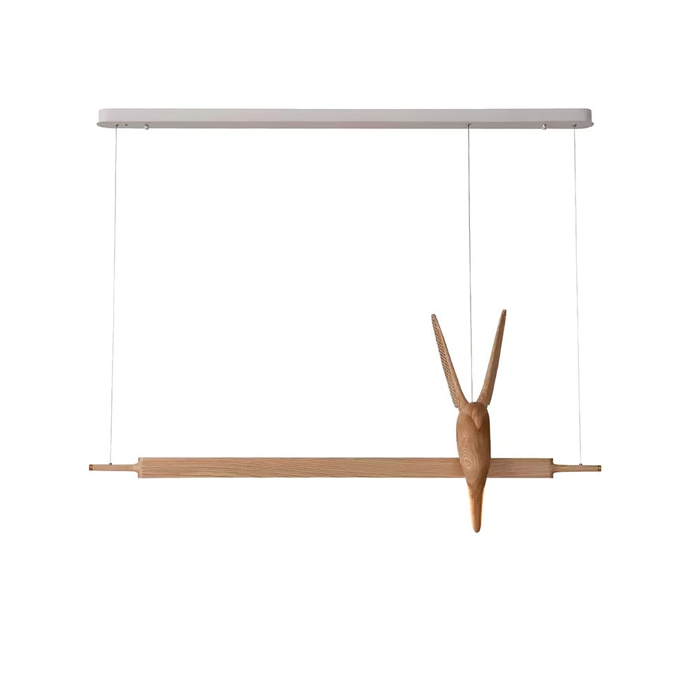 Varinisra Sculptural Oak Pendant Light