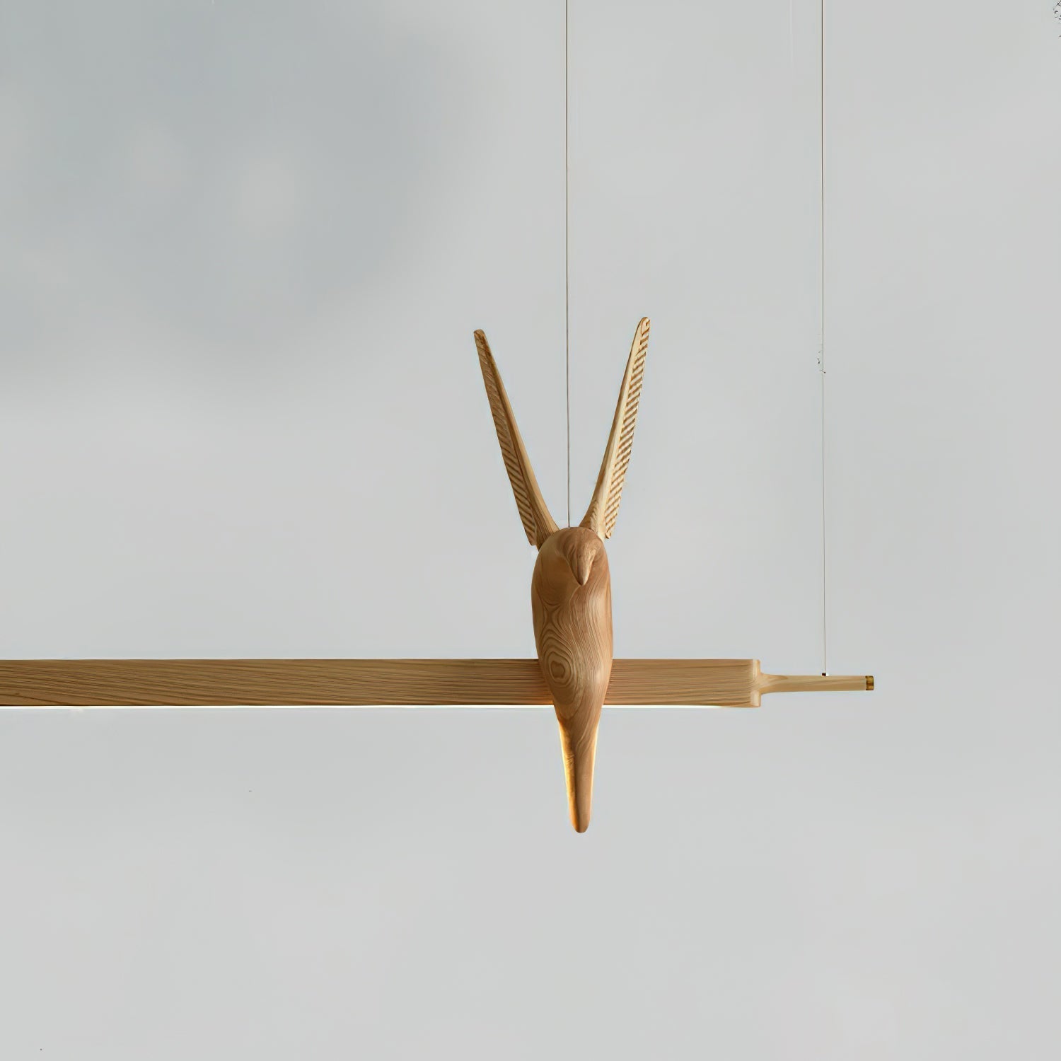 Varinisra Sculptural Oak Pendant Light