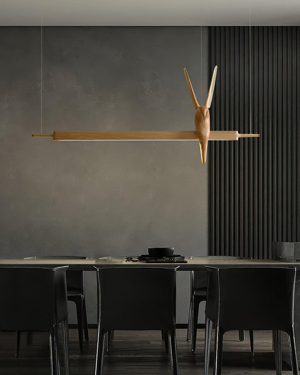 Varinisra Sculptural Oak Pendant Light