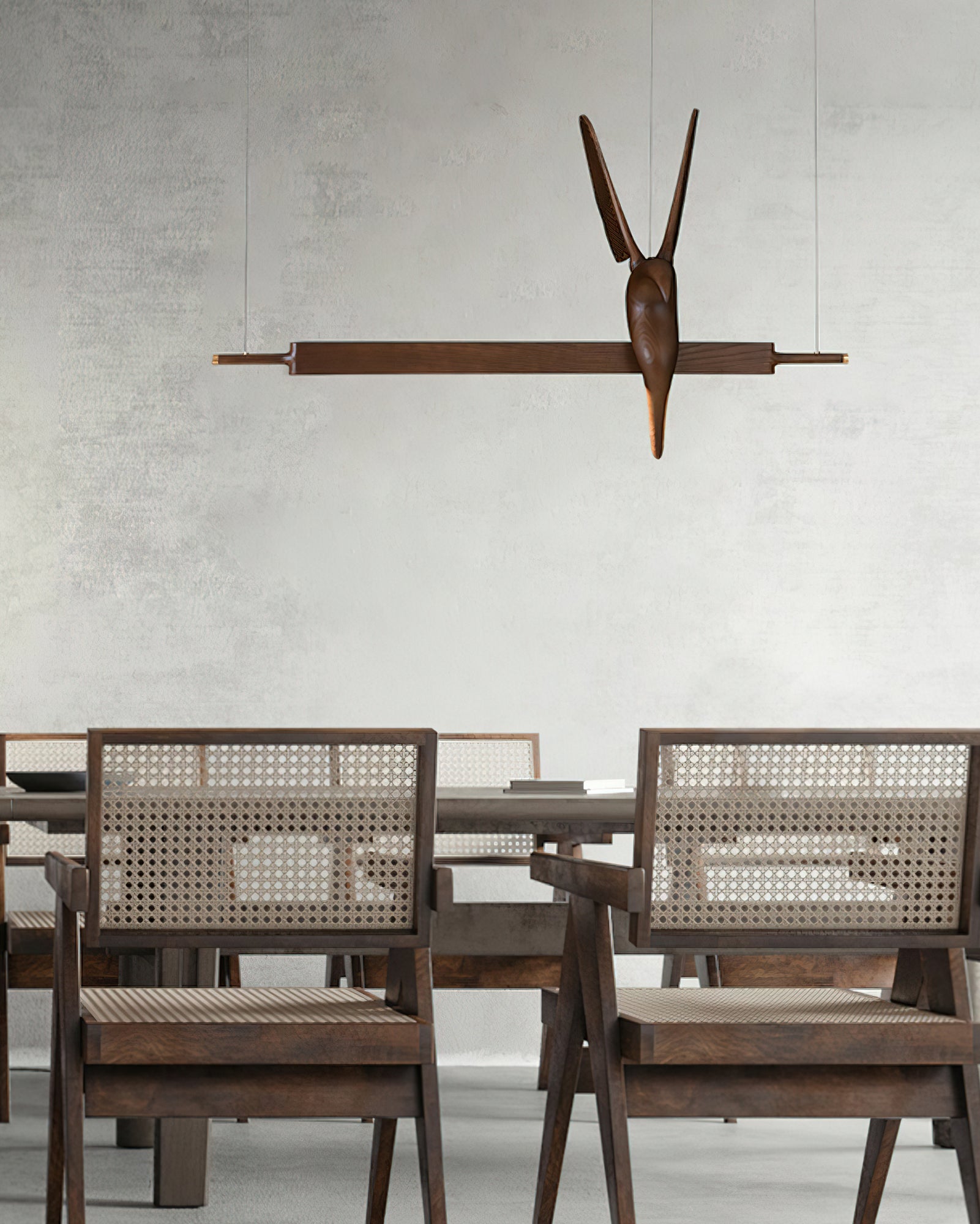 Varinisra Sculptural Oak Pendant Light