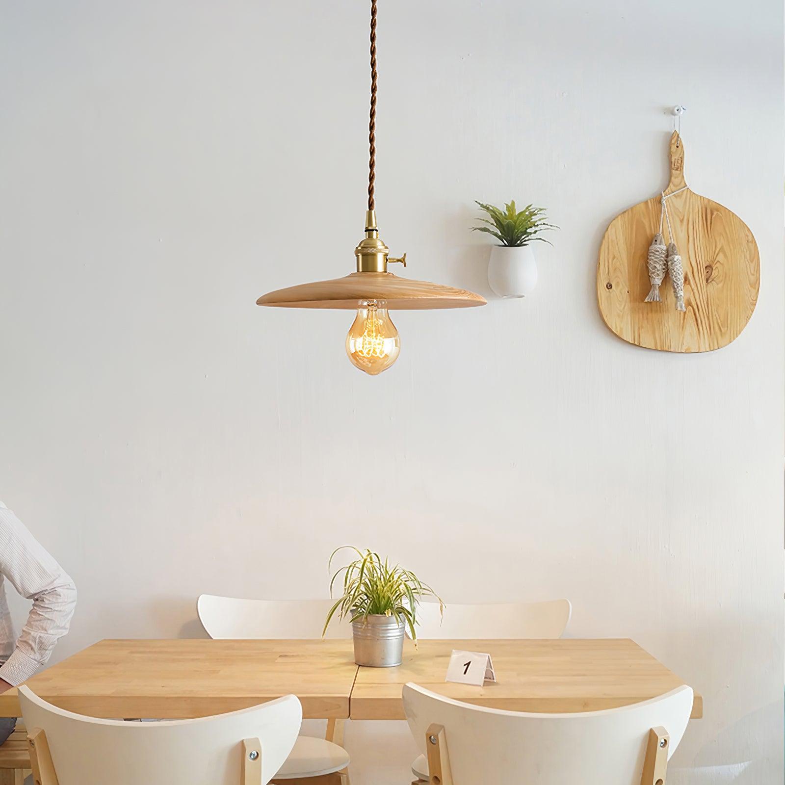 Veldra Brass Retro Pendant Light