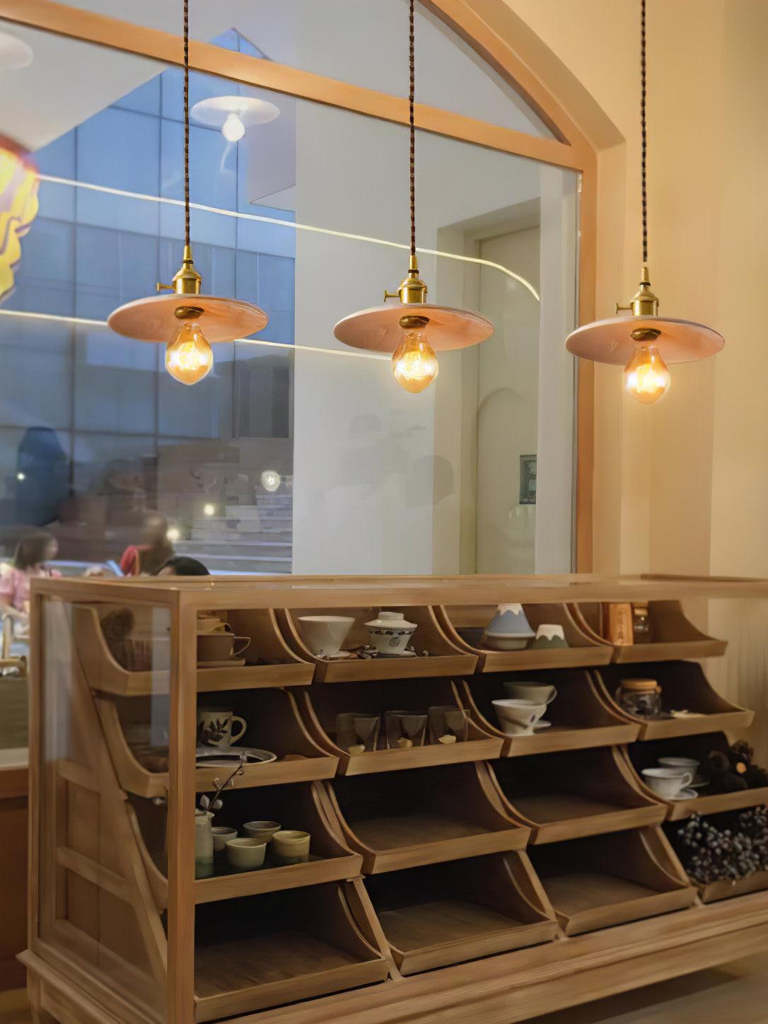 Veldra Brass Retro Pendant Light