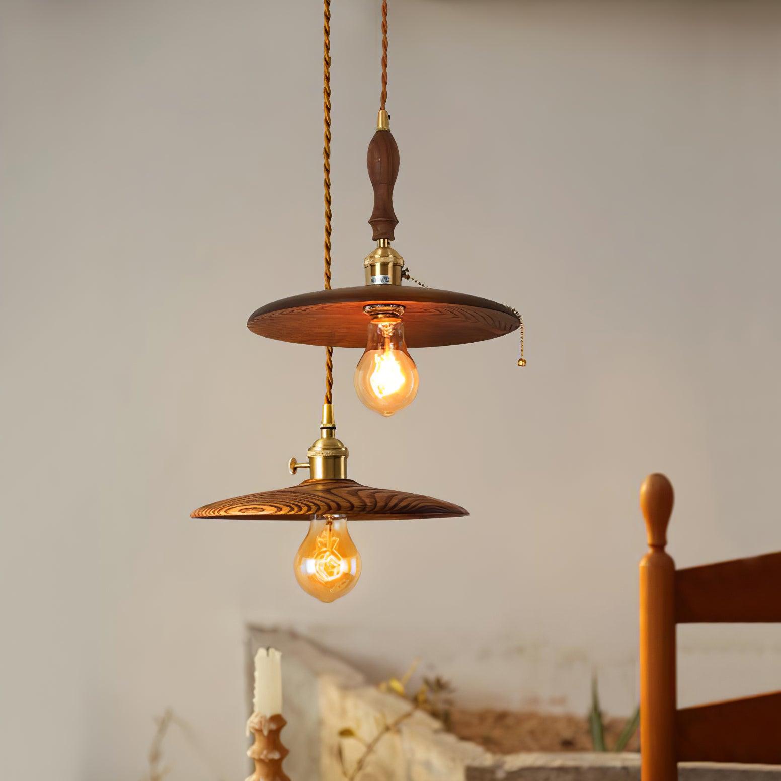 Veldra Brass Retro Pendant Light