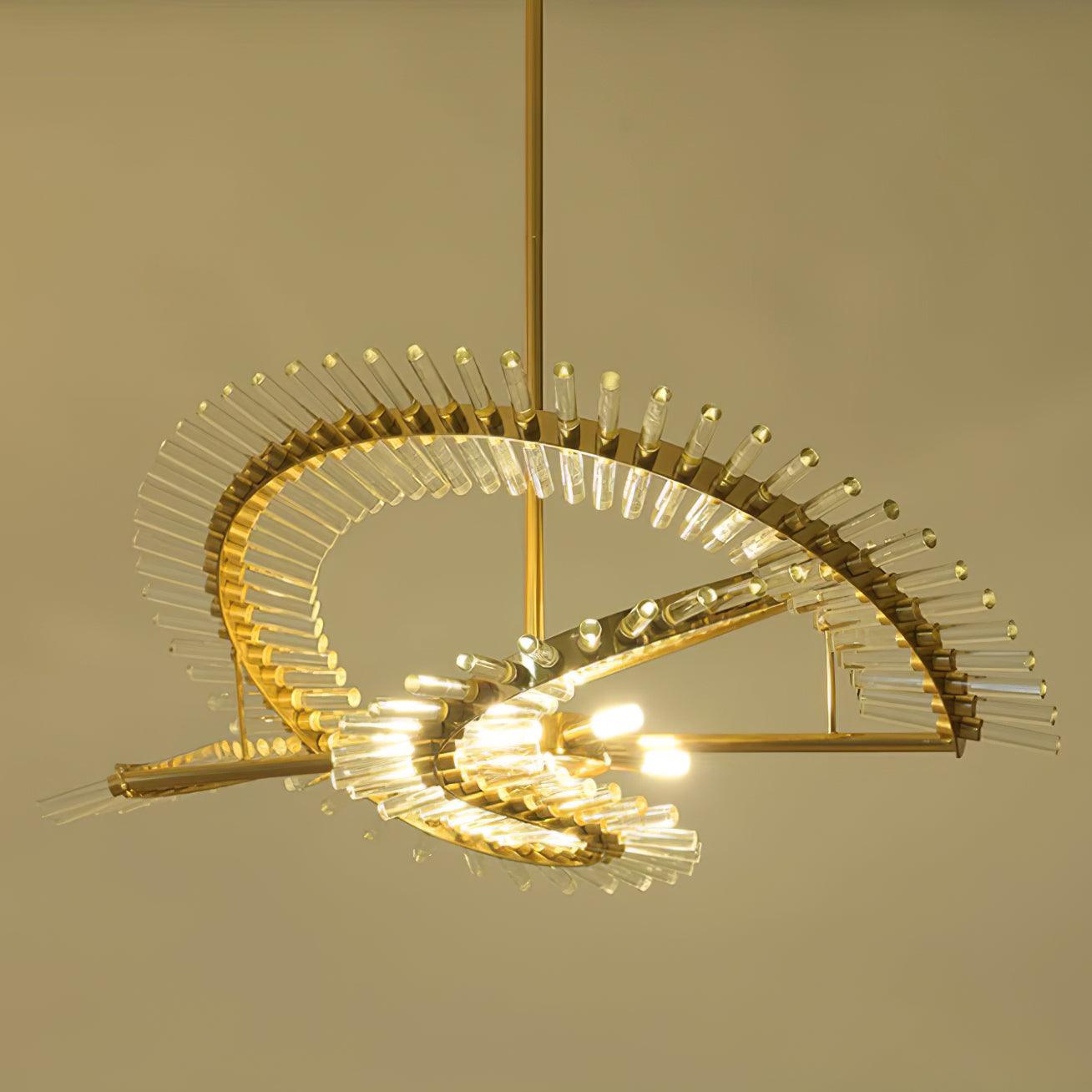 Velaine Glass Chandelier Light