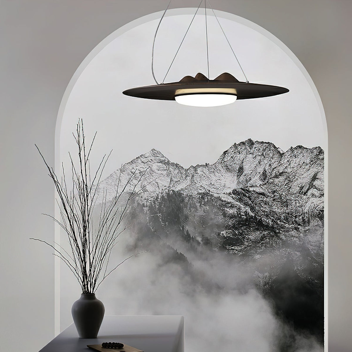 Vathea Premium Nordic Art Wood Pendant Lamp