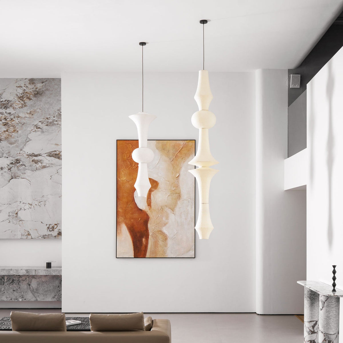 Elmsridge Washi Paper E Pendant Light