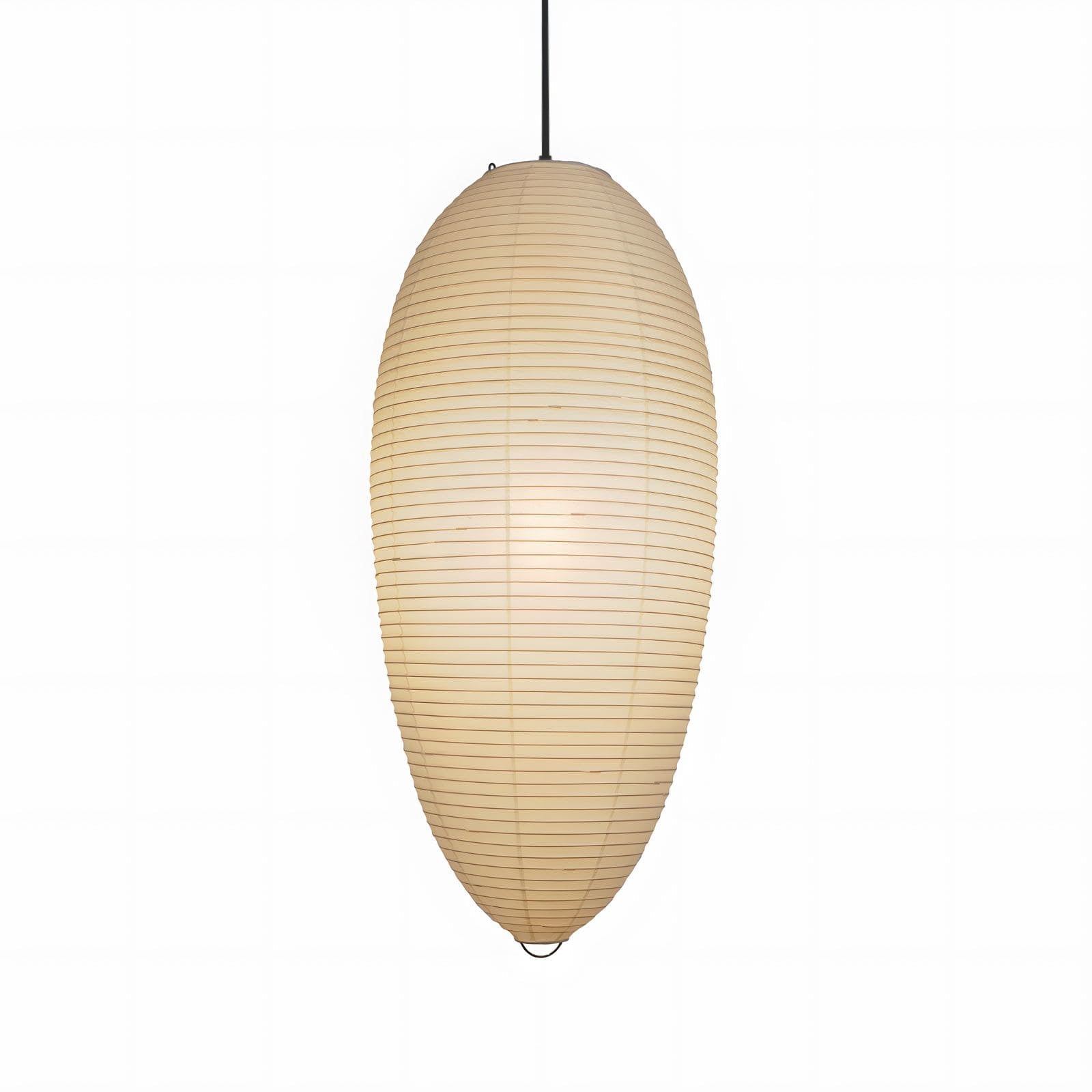 Myraean Modern Minimalist Wabi Chestnut Paper Bamboo Pendant Lamp