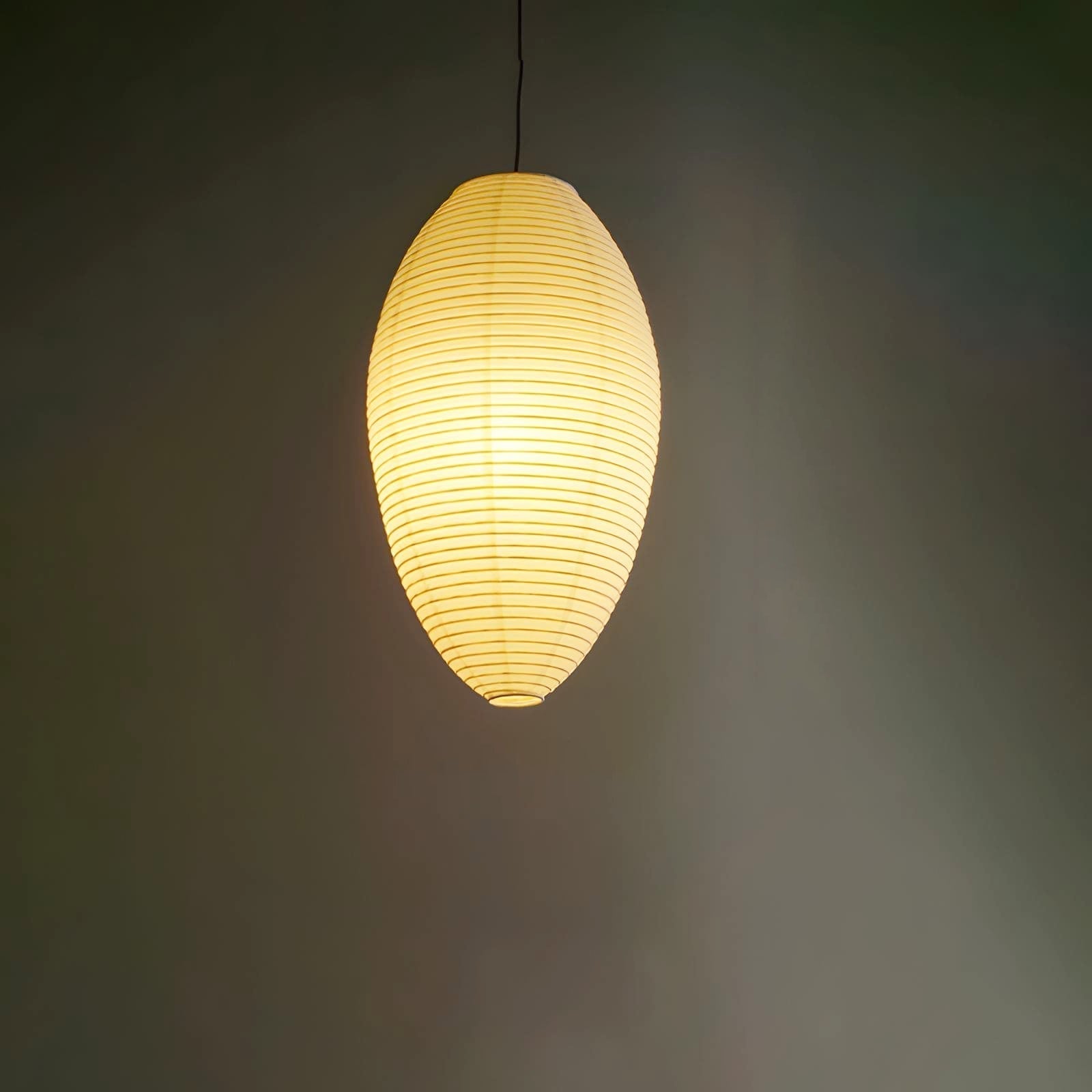 Myraean Modern Minimalist Wabi Chestnut Paper Bamboo Pendant Lamp