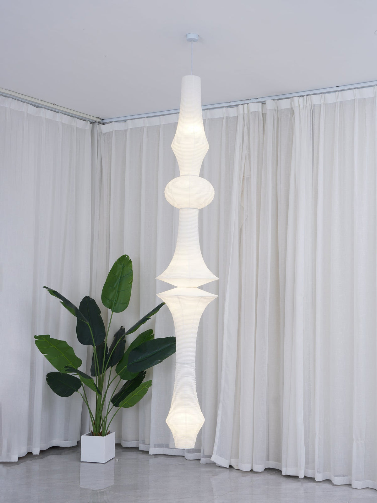 Elmsridge Washi Paper E Pendant Light