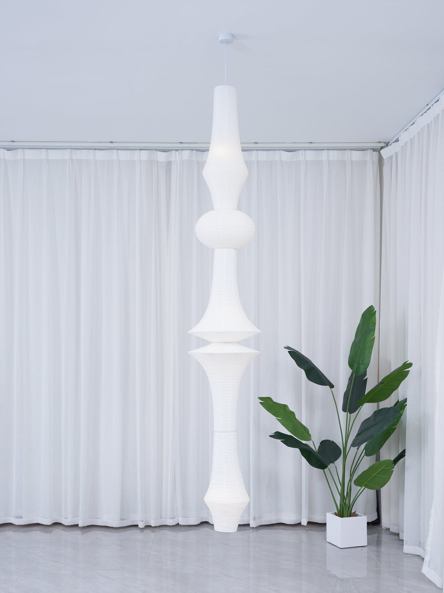 Elmsridge Washi Paper E Pendant Light