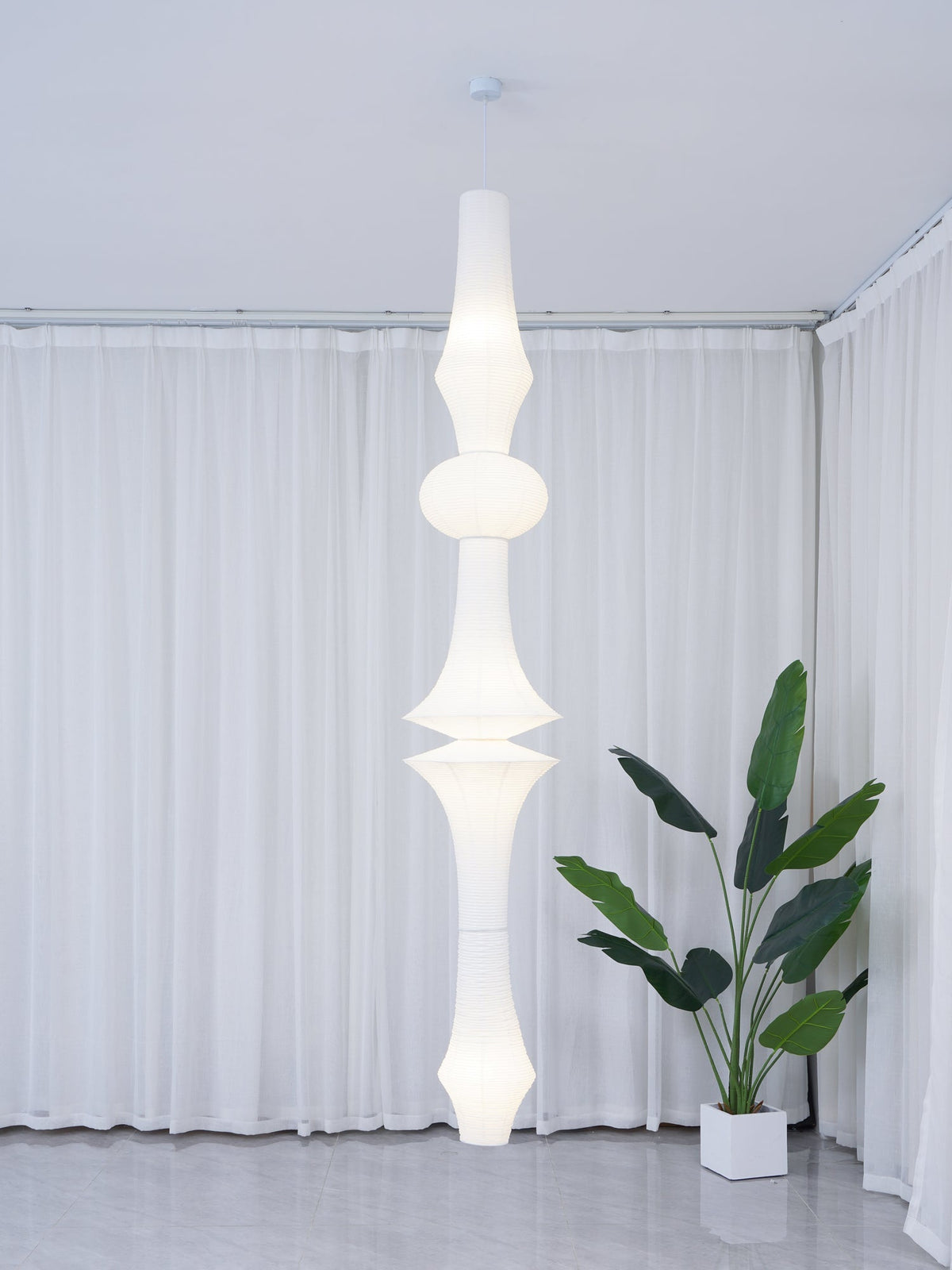 Elmsridge Washi Paper E Pendant Light
