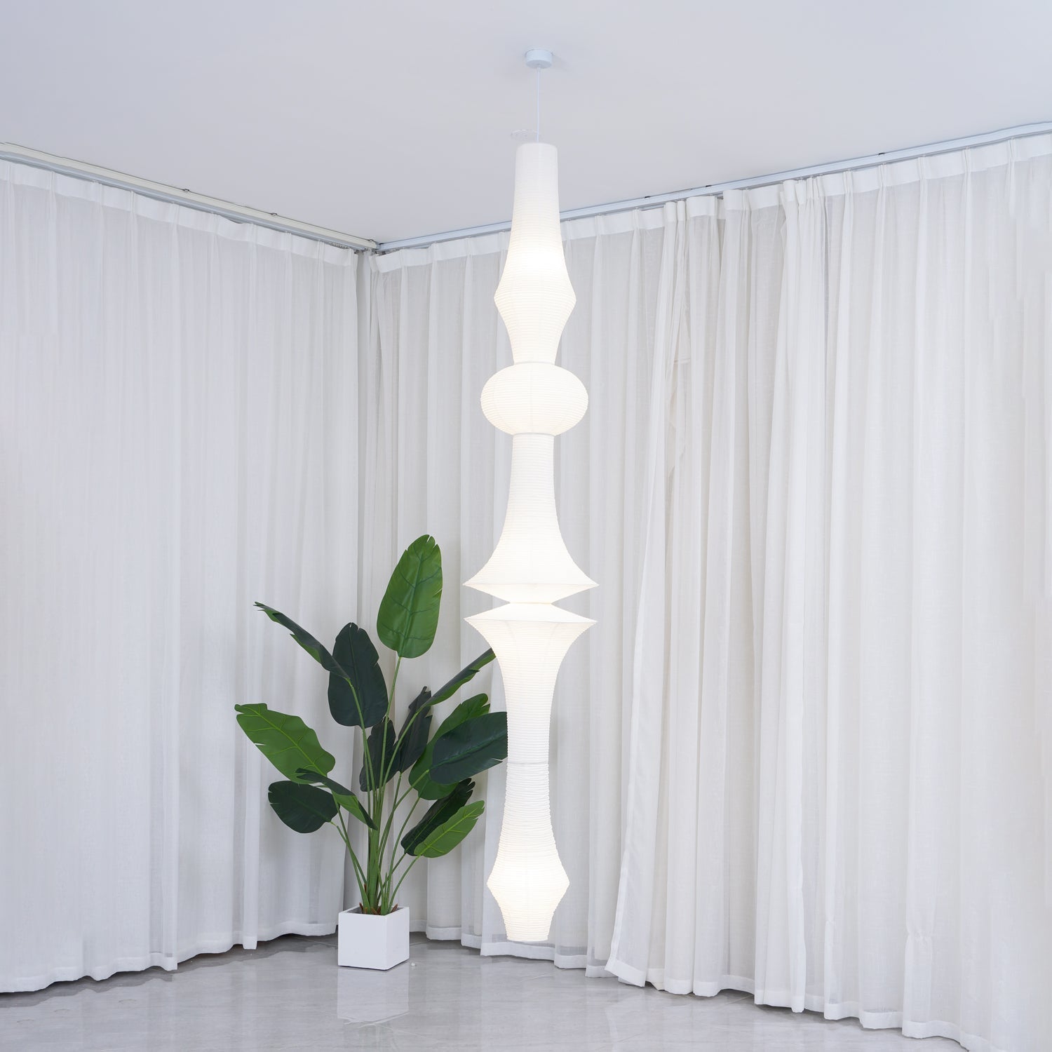 Elmsridge Washi Paper E Pendant Light