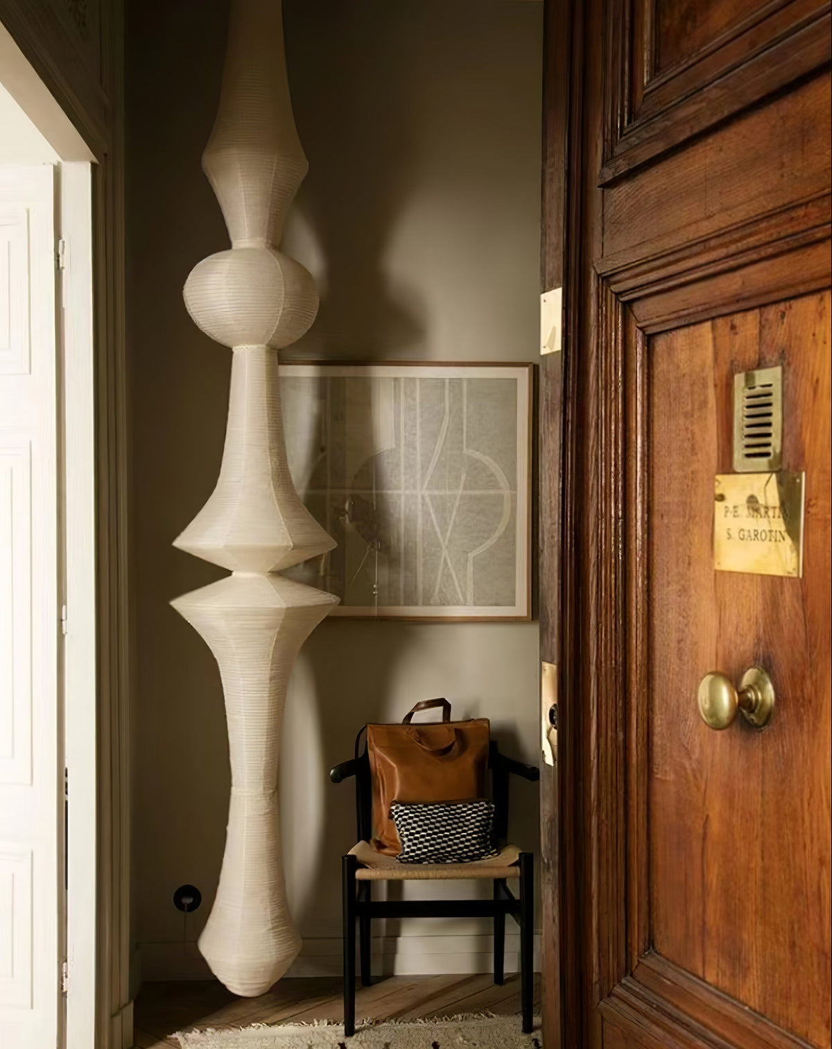 Elmsridge Washi Paper E Pendant Light