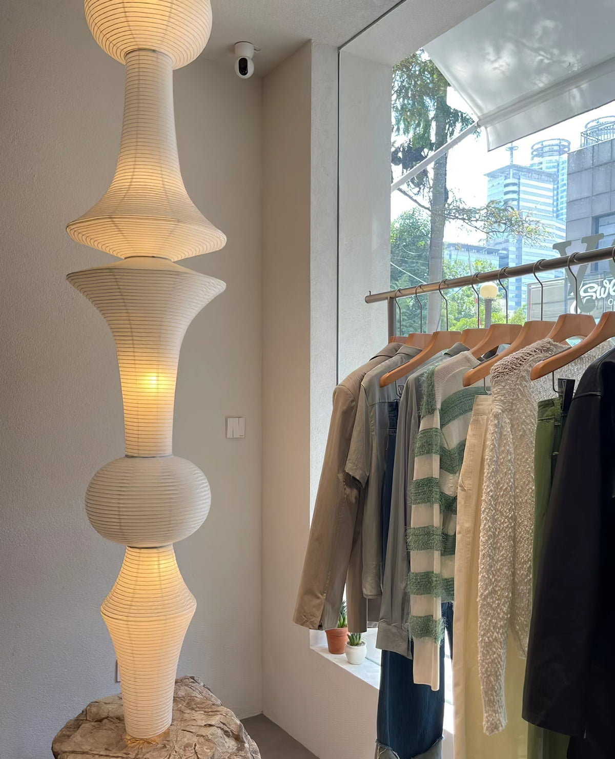 Elmsridge Washi Paper E Pendant Light