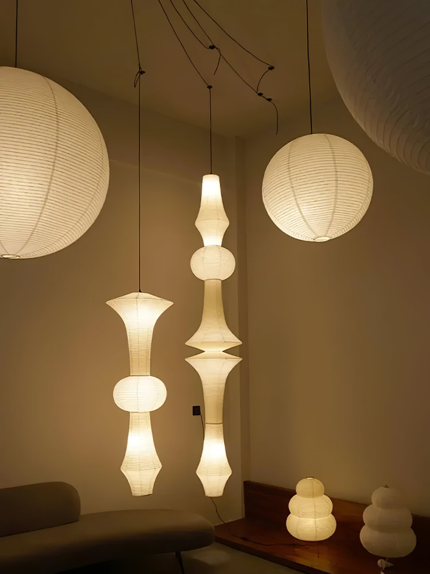 Lunalelia Paper Artistic Pendant Light