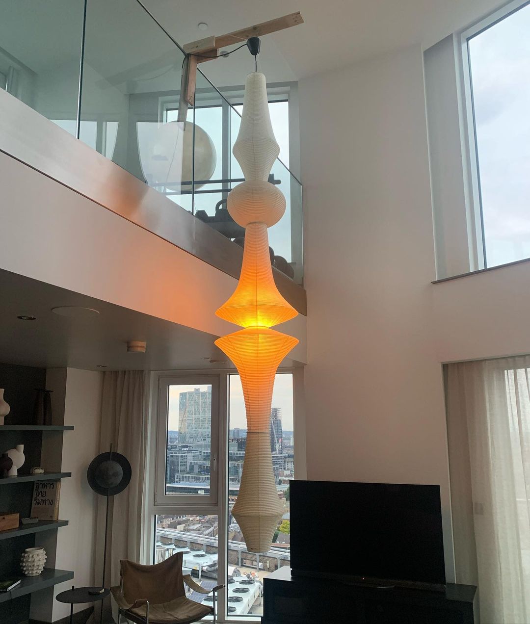 Lunalelia Paper Artistic Pendant Light