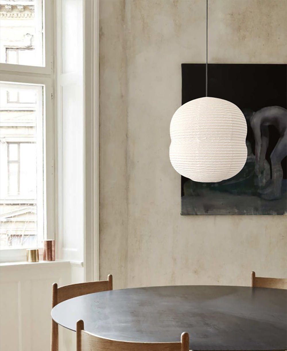 Nivelelle Minimalist Rice Paper Pendant Light