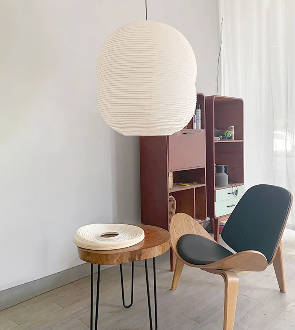 Nivelelle Minimalist Rice Paper Pendant Light