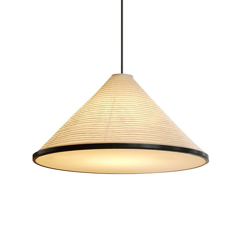 Conic Paper Pyramid Pendant Lamp