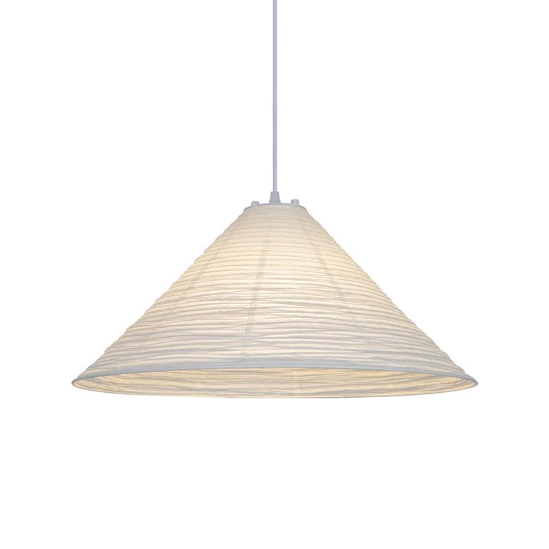 Conic Paper Pyramid Pendant Lamp