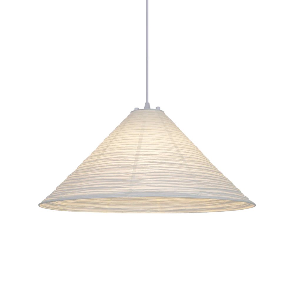 Conic Paper Pyramid Pendant Lamp