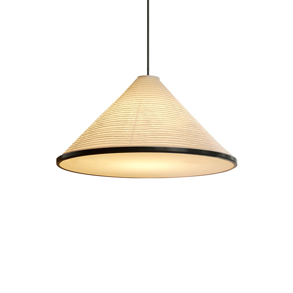 Conic Paper Pyramid Pendant Lamp