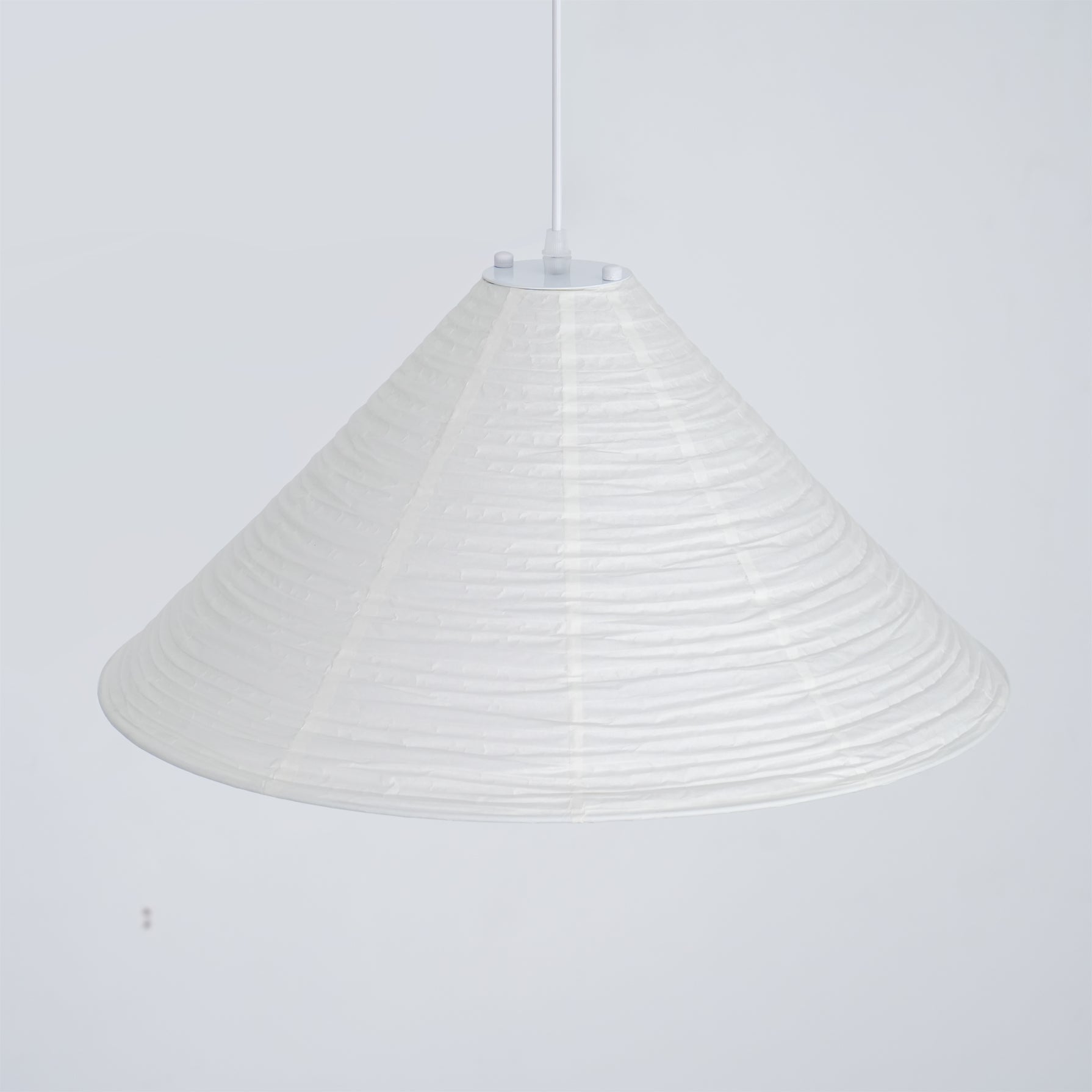 Conic Paper Pyramid Pendant Lamp