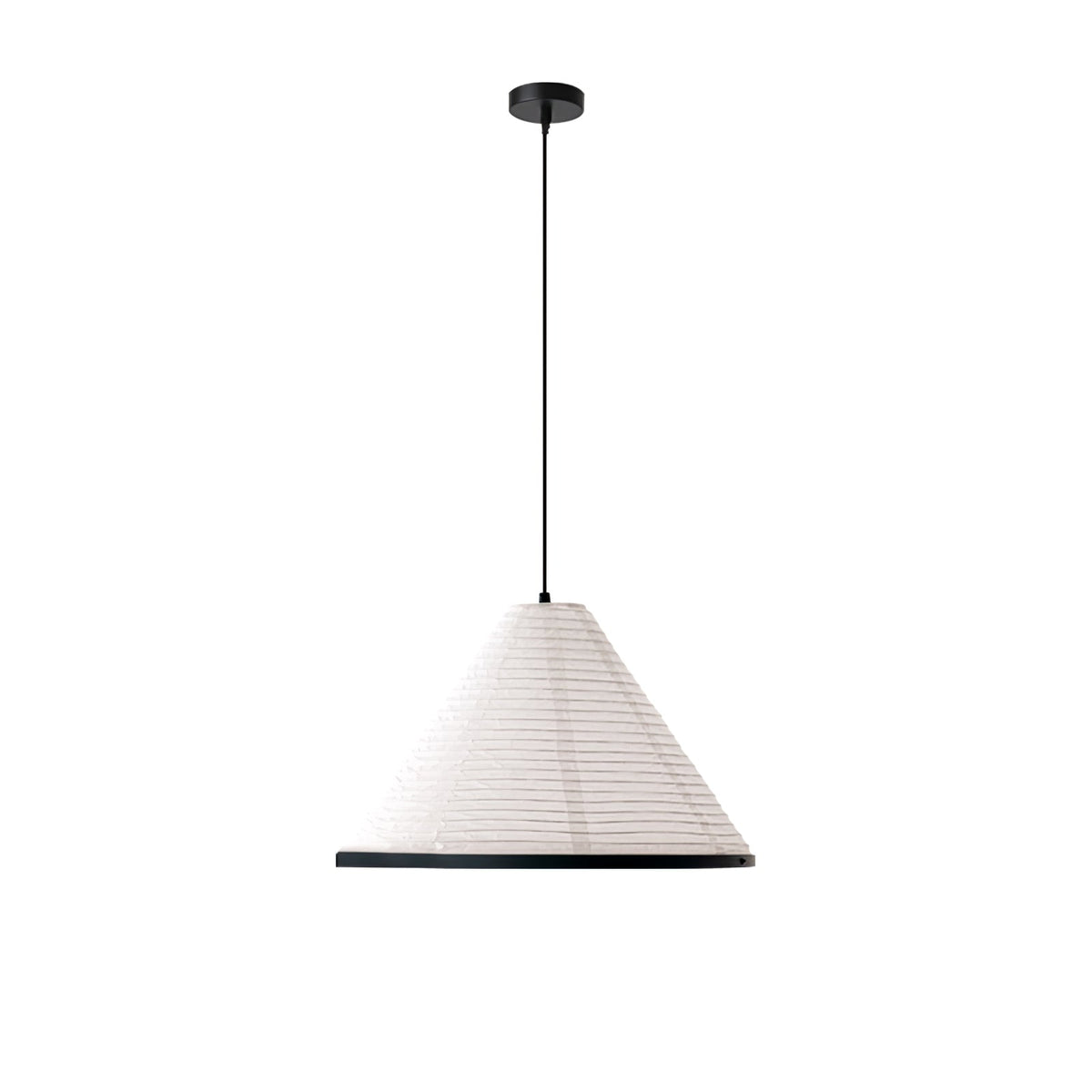 Conic Paper Pyramid Pendant Lamp