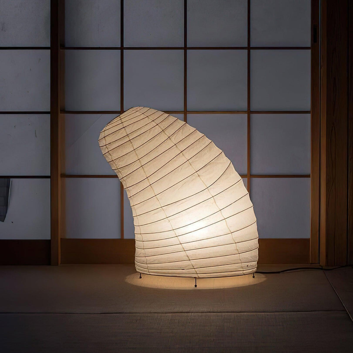 Tranquilux Paper Japanese-Inspired Table Lamp