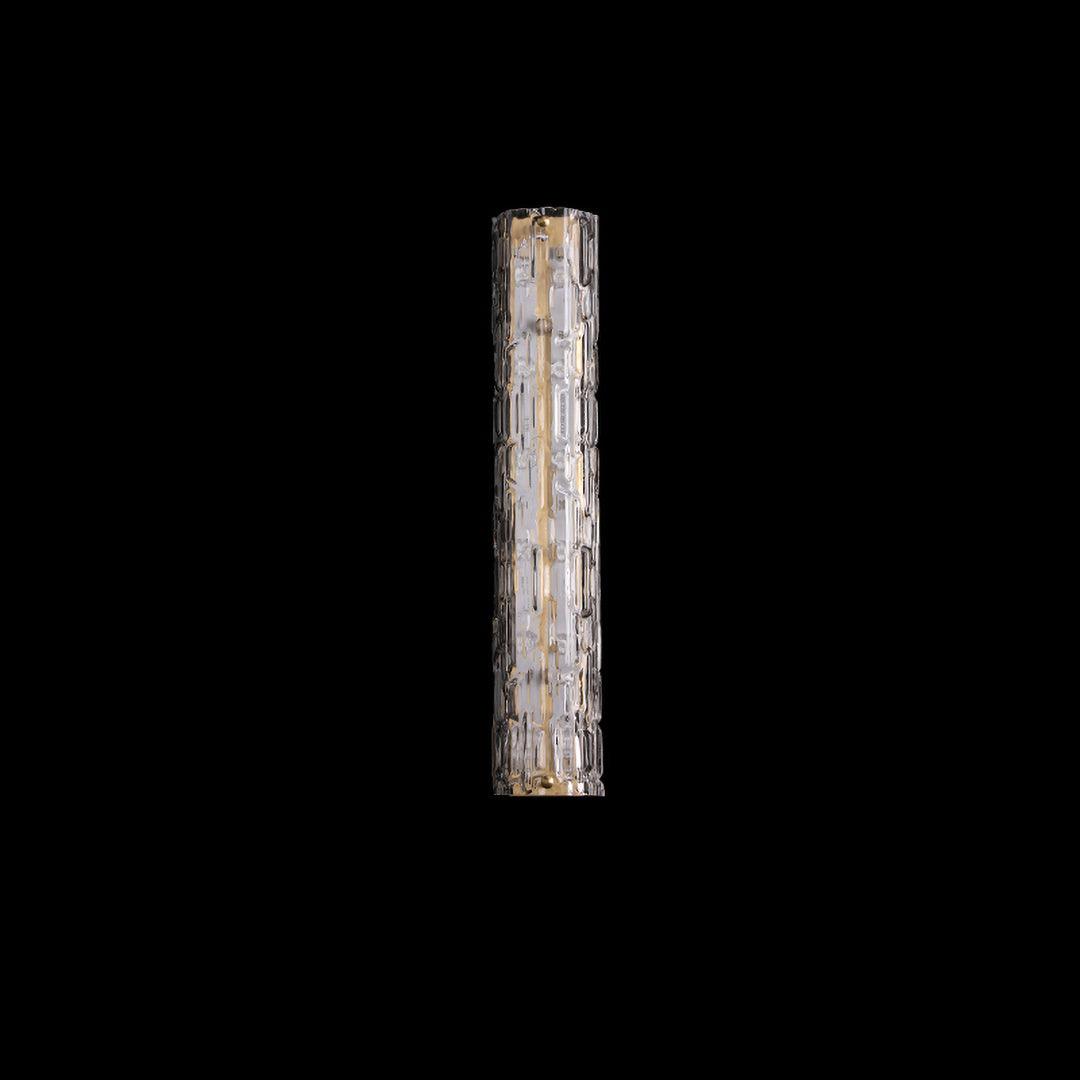 Lumix Brass Glass Glam Wall Lamp - Neutral Decor