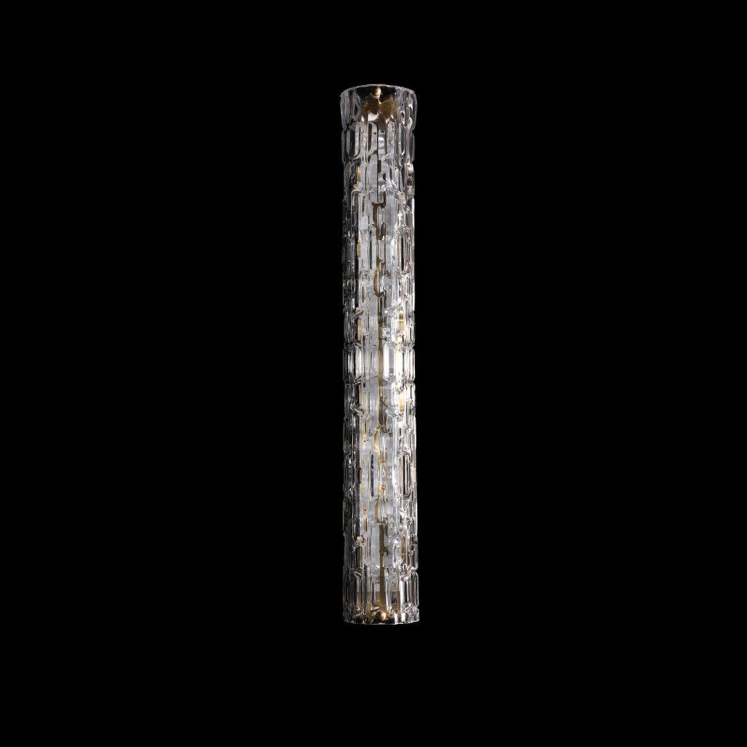 Lumix Brass Glass Glam Wall Lamp - Neutral Decor