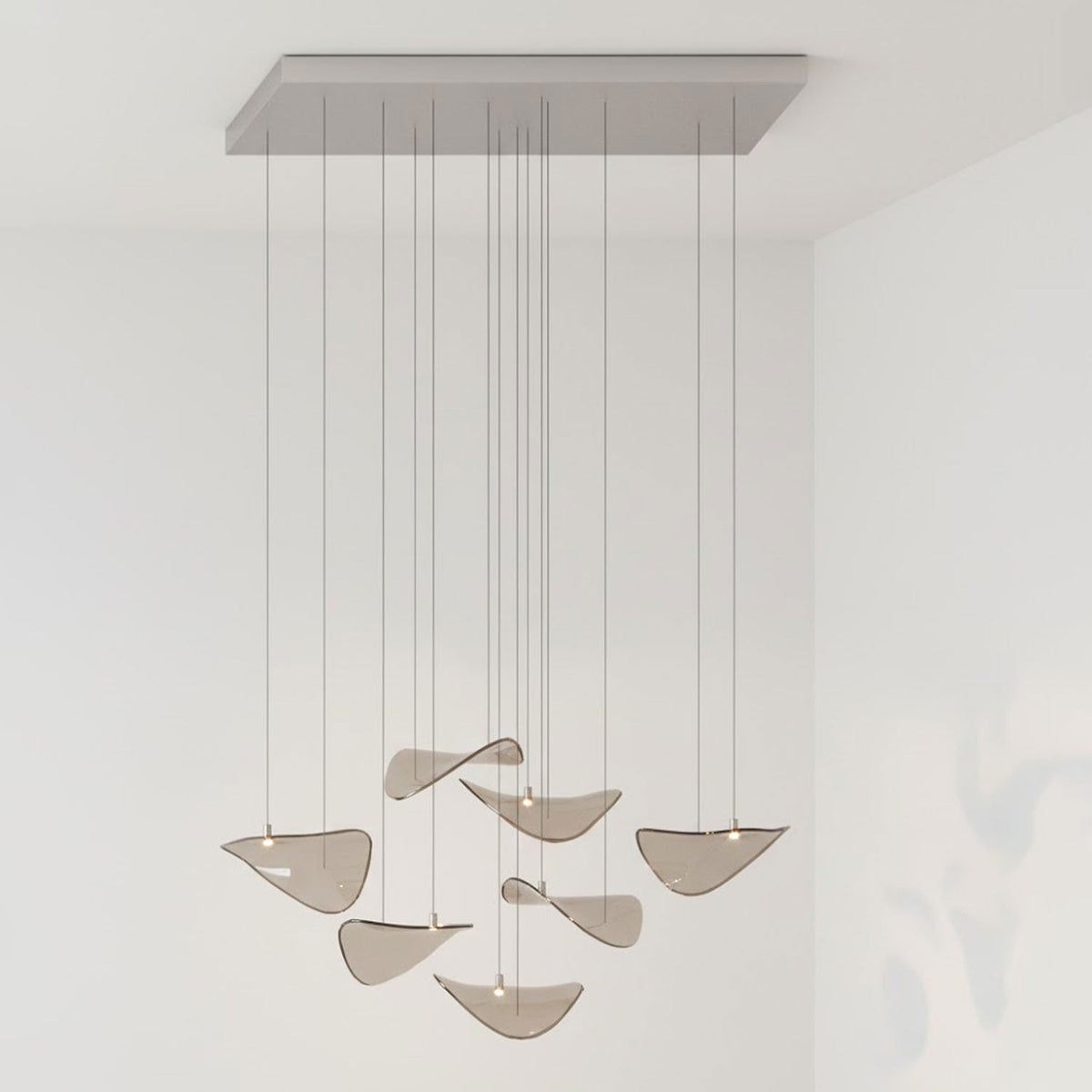 Beauvale Wave Floating Leaf Chandelier