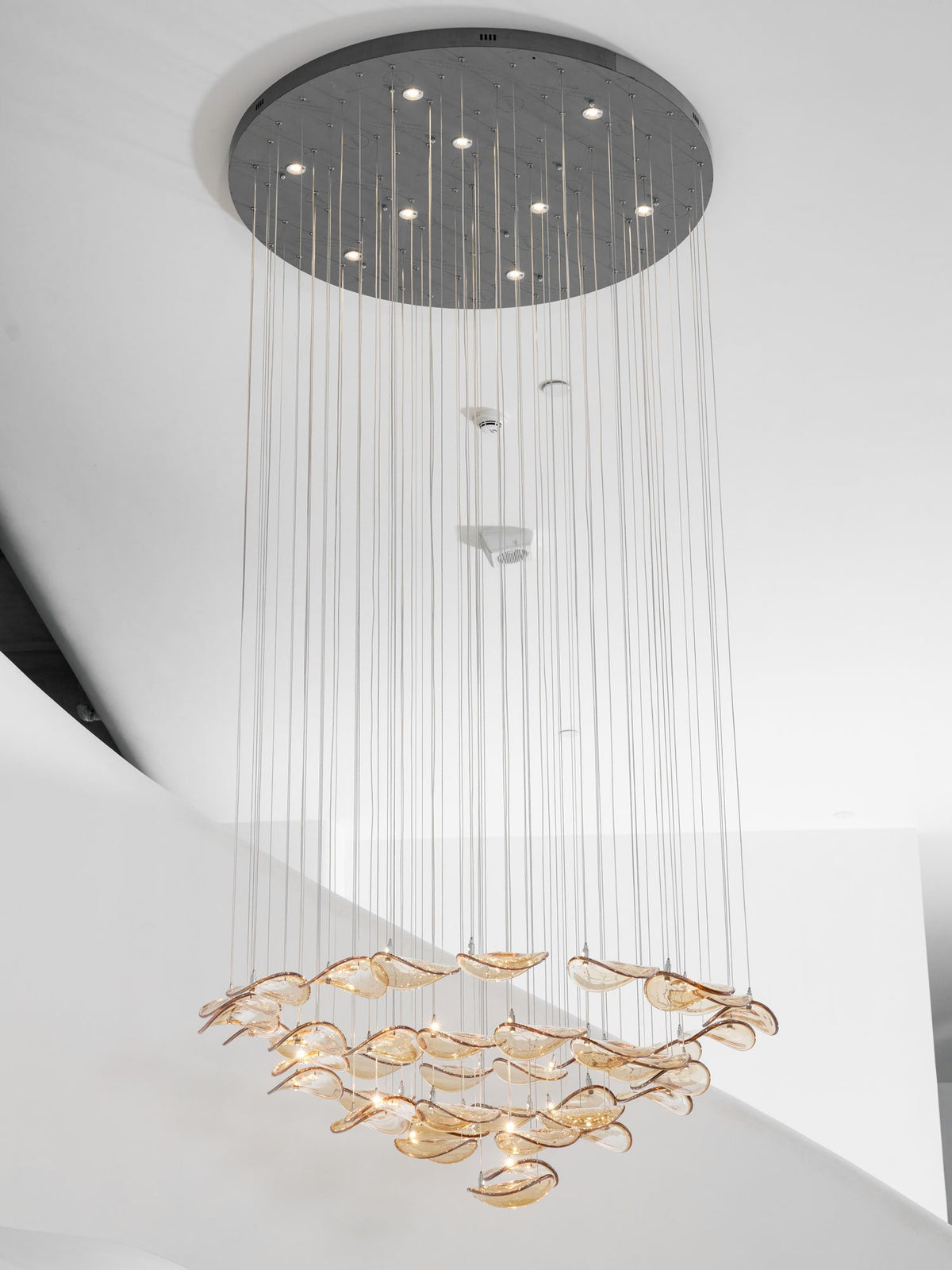 Beauvale Wave Floating Leaf Chandelier