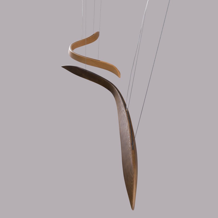 Queral Flow Minimalist Wood Pendant Lamp