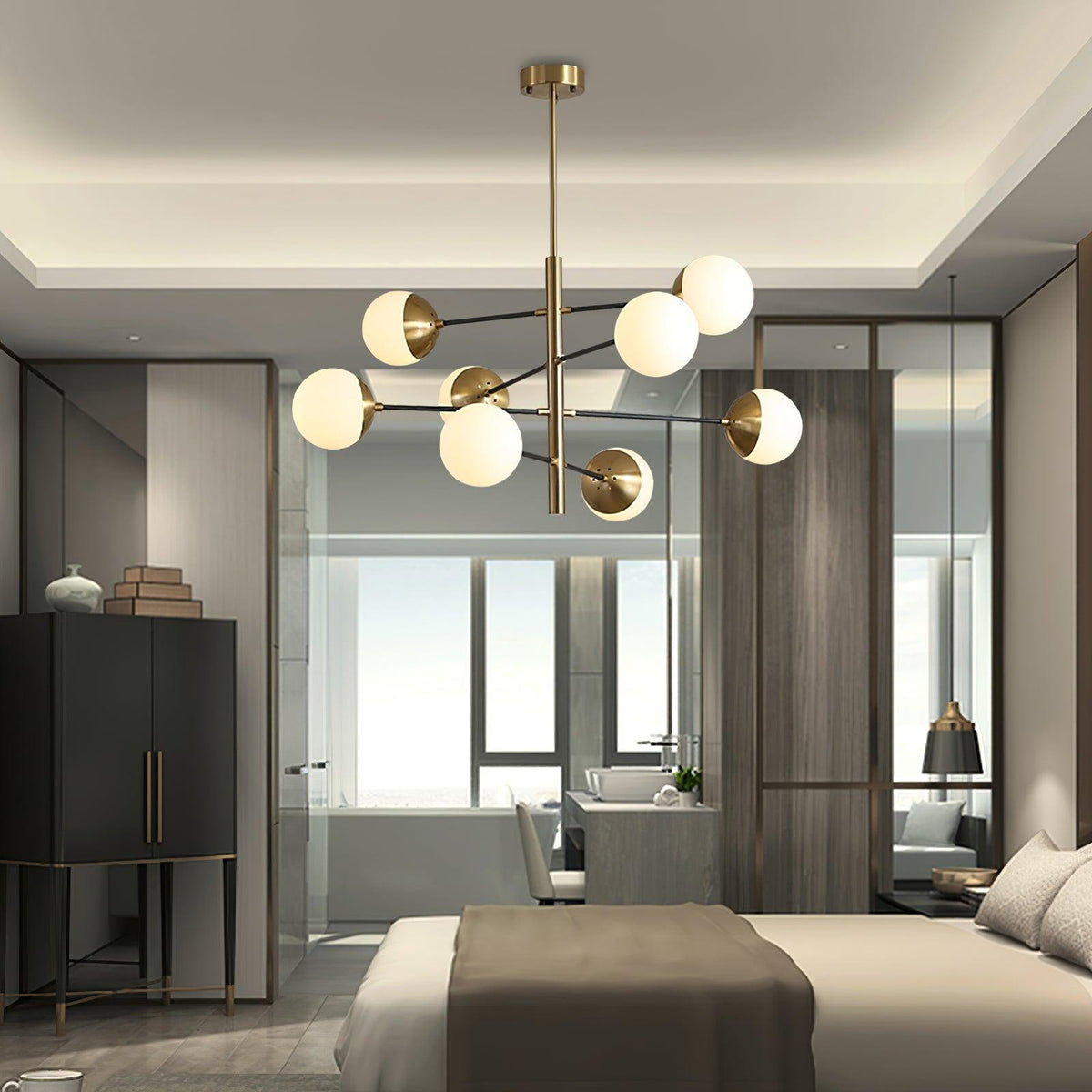 Celaora Chandelier Waverly Glass Elegant