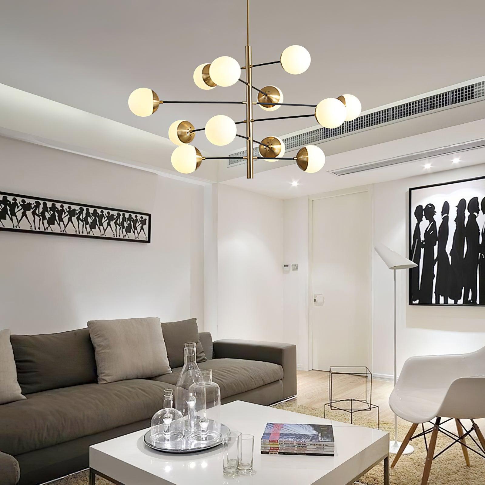 Celaora Chandelier Waverly Glass Elegant