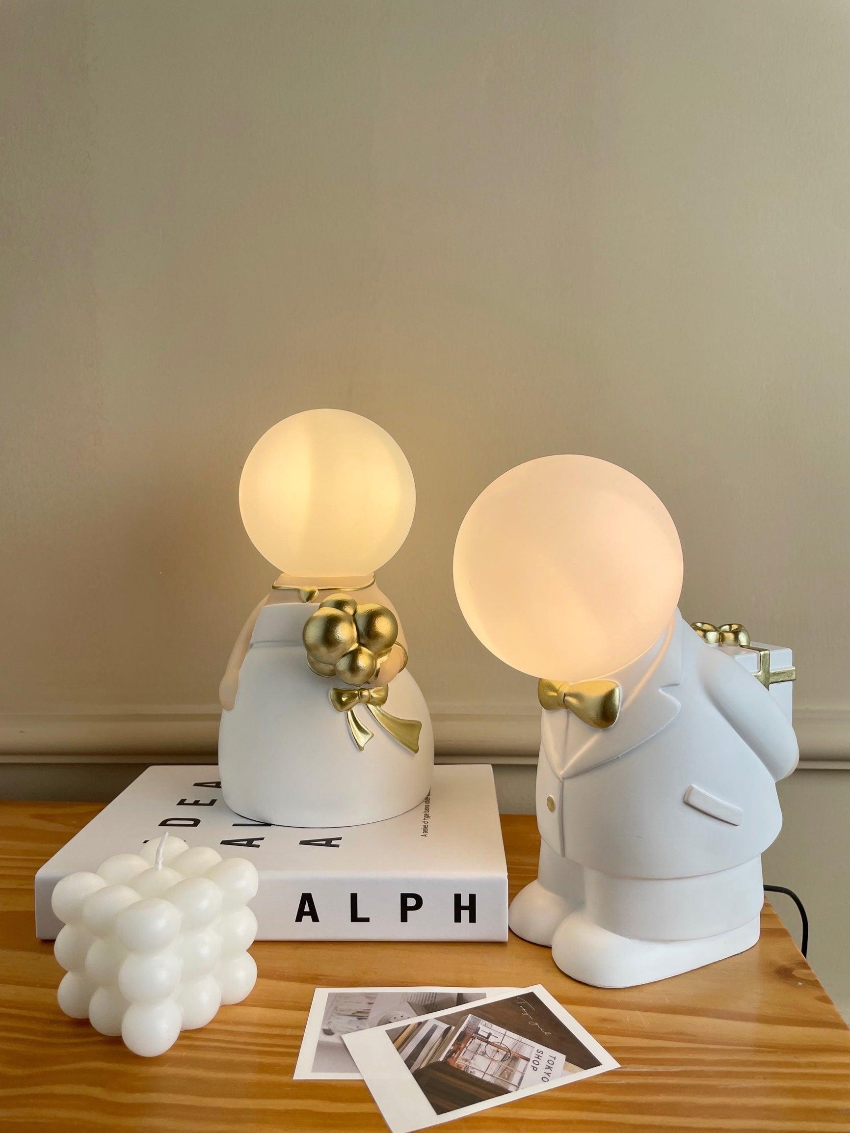 Eternal Ceramic & White Table Lamp