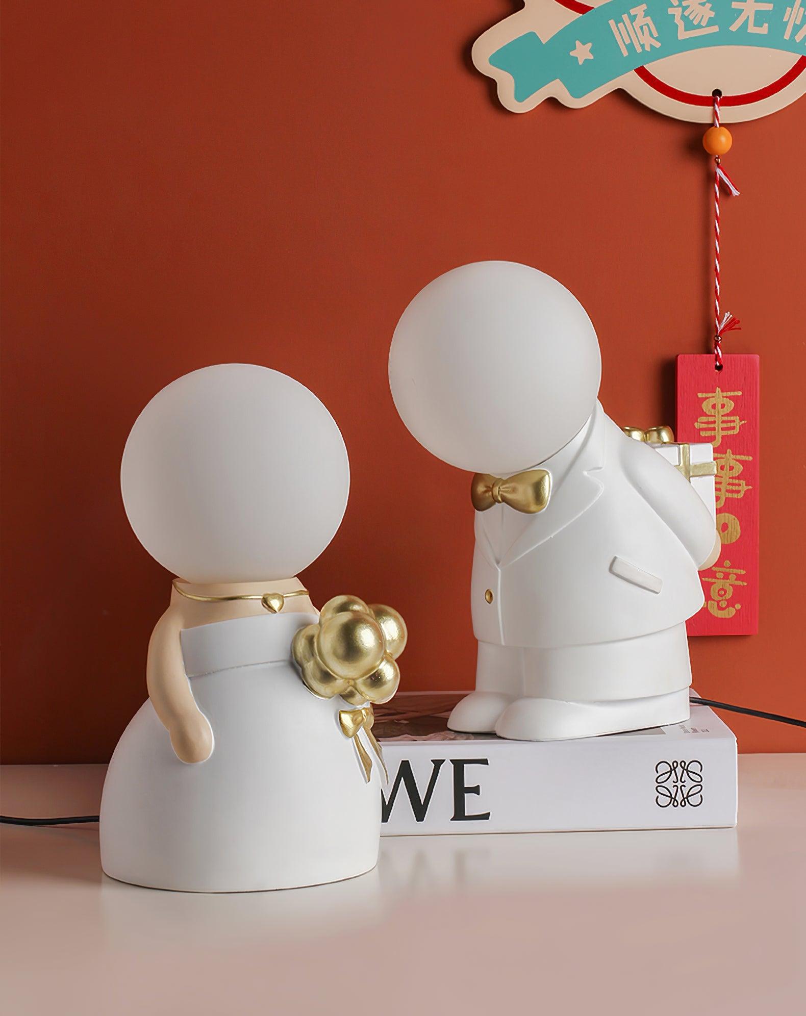 Eternal Ceramic & White Table Lamp