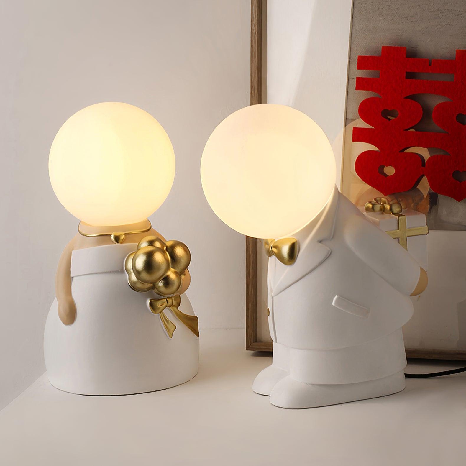 Eternal Ceramic & White Table Lamp