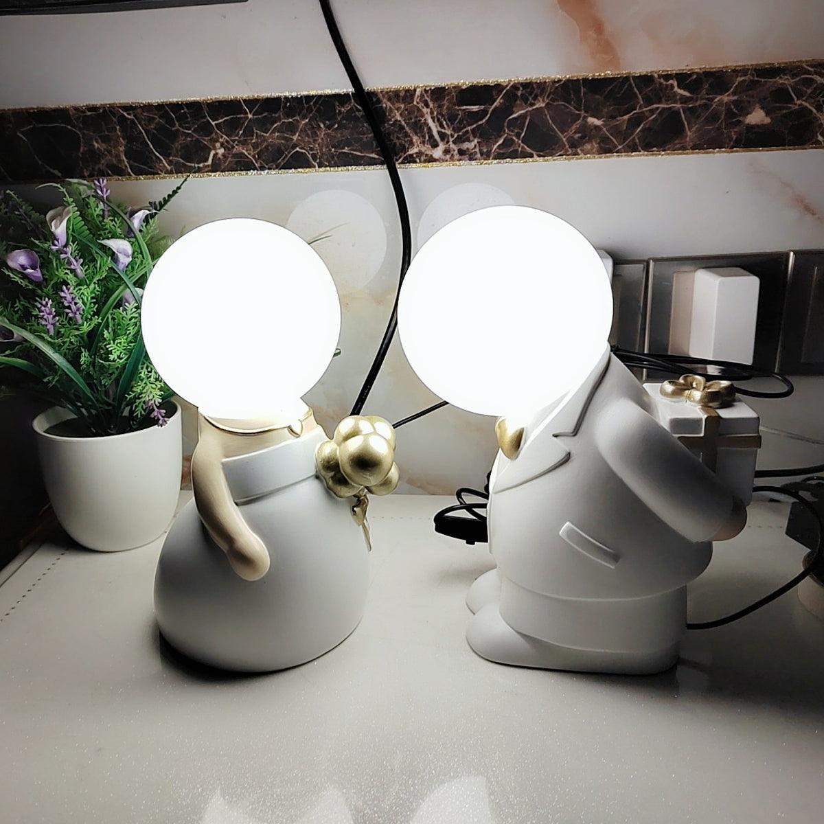 Eternal Ceramic & White Table Lamp