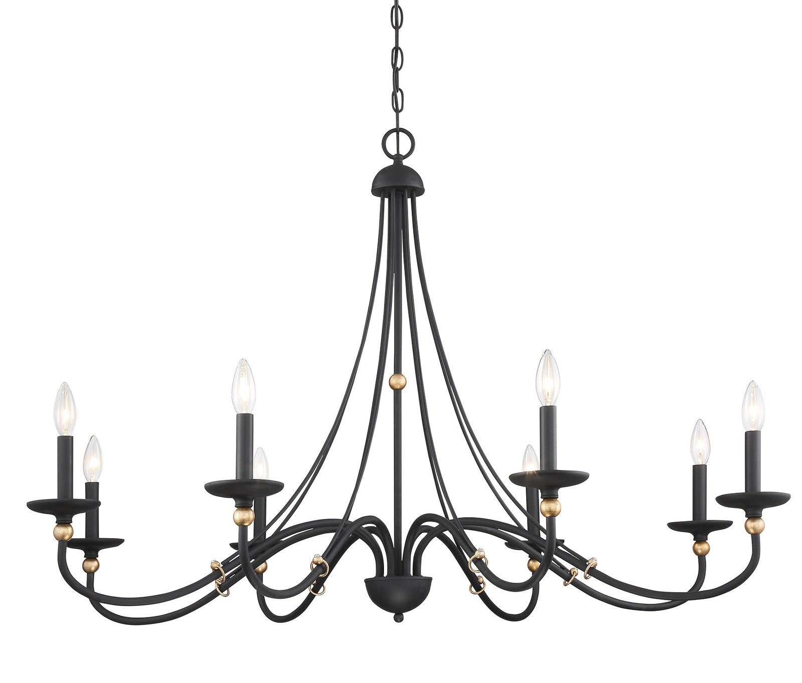 Regalia Vintage Brass Chandelier