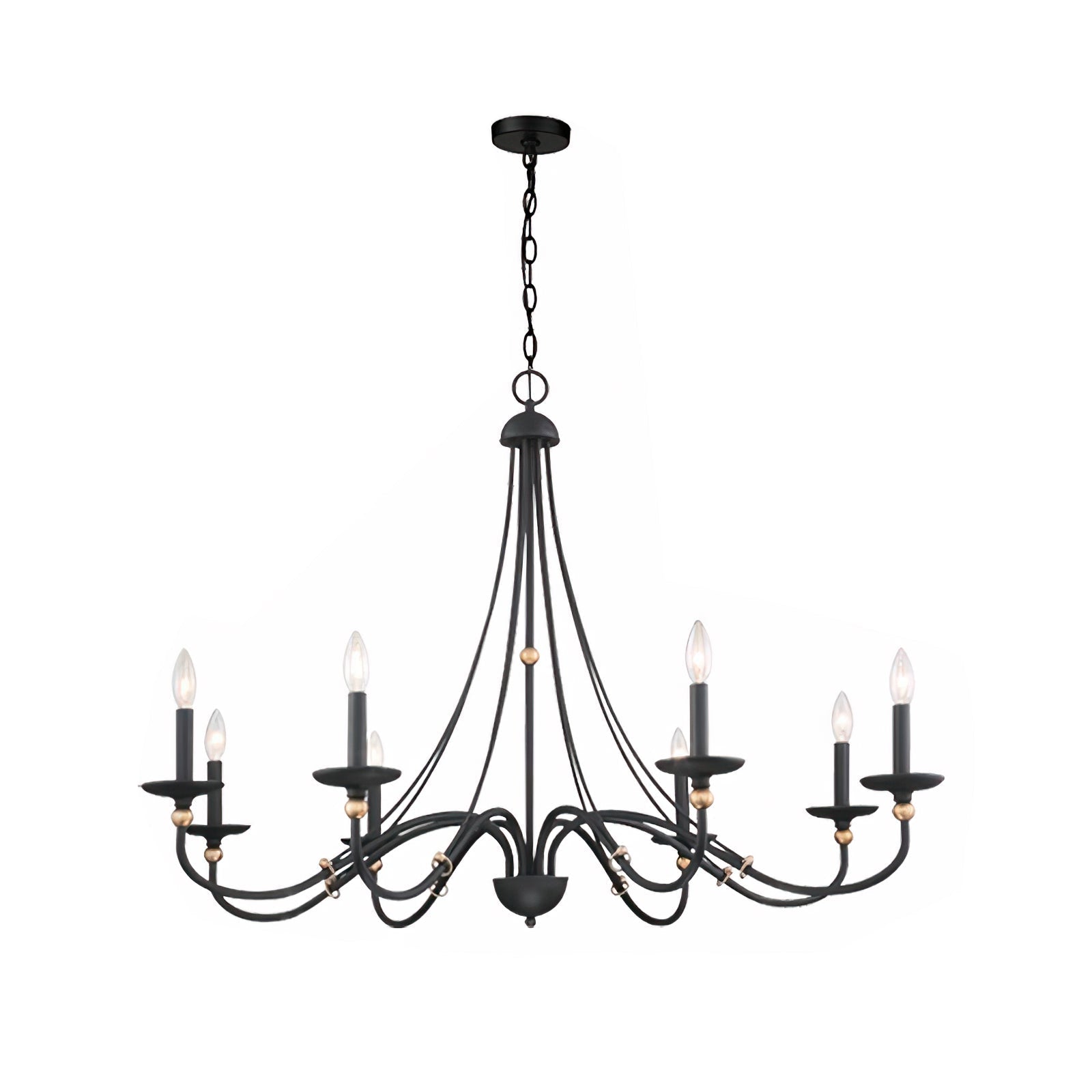Regalia Vintage Brass Chandelier