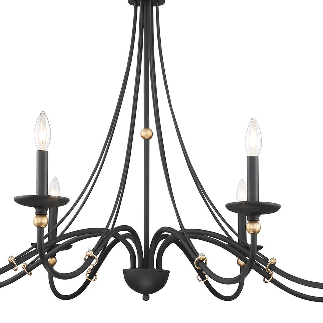 Regalia Vintage Brass Chandelier