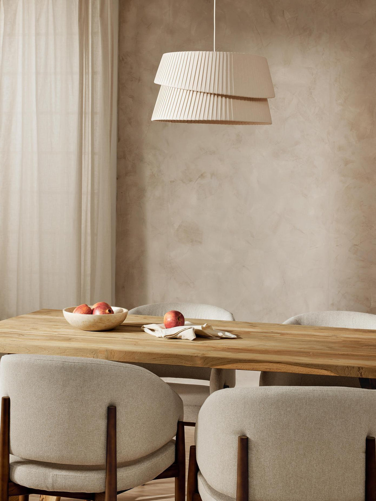 Tocan Fabric Scandinavian Pendant Light